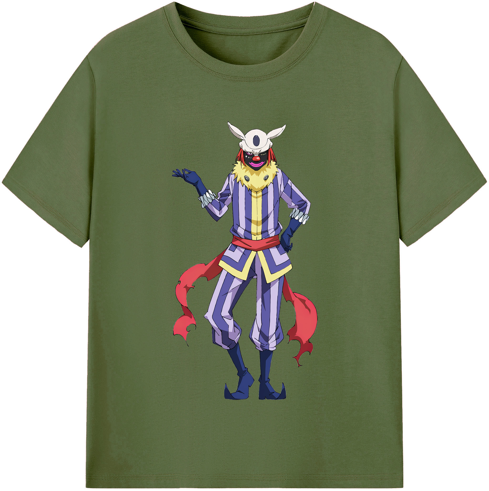 （画像用） 転スラ Regarding Reincarnated to Slime 綿100％半袖Tシャツ（フロントプリント）